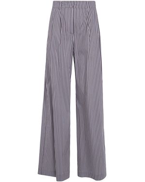 DR. HOPE Wide Leg Pince Pants - Gray