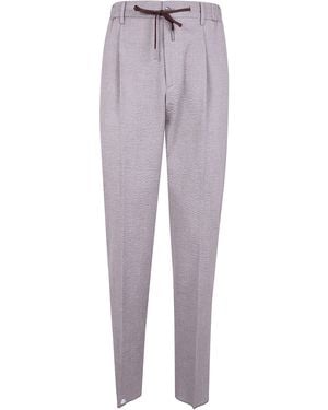 Tagliatore "Icoman" Chino Pants - Purple