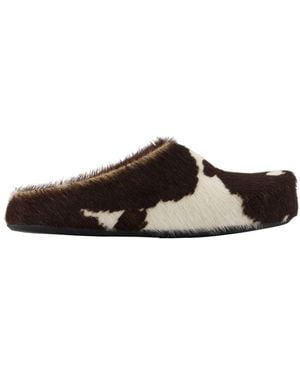 Marni Fussbett Mules - Brown