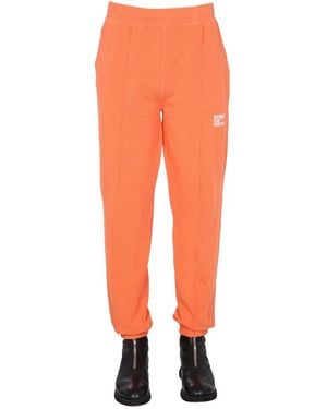 Helmut Lang Knitted Jogging Pants - Orange
