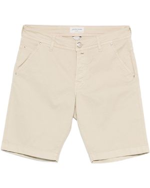 Jacob Cohen Polyester Cotton Bermuda Shorts - White
