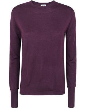 Aspesi Round Neck Sweater - Purple