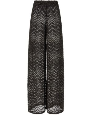 Missoni Zigzag Mesh Pants - Gray