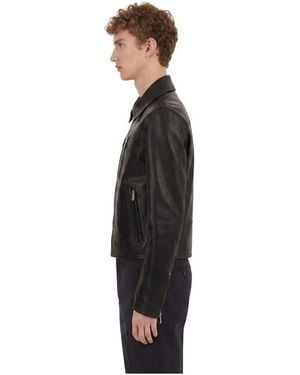 Ferragamo Zip-Front Jacket - Black