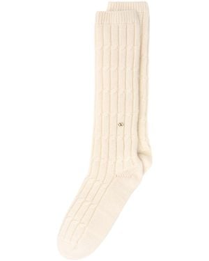 Valentino Cashmere Socks - White