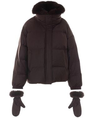 Yves Salomon Doudoune Down Jacket - Black