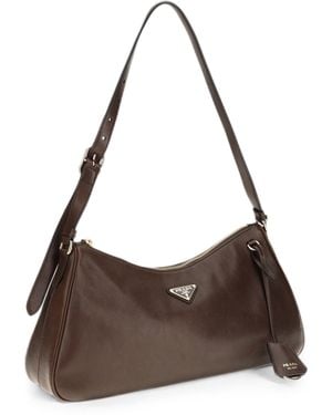 Prada Medium Nappa Leather Bag - Brown