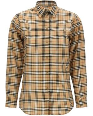 Burberry 'Emma' Shirt - Natural