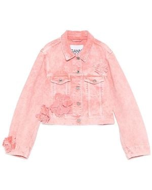 Ganni Organic Cotton Jacket - Pink