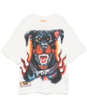 PDF Graphic Print T-Shirt - White