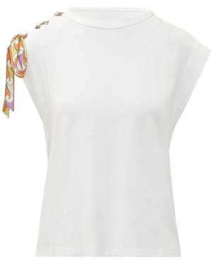PUCCI Top With Printed Detail - White