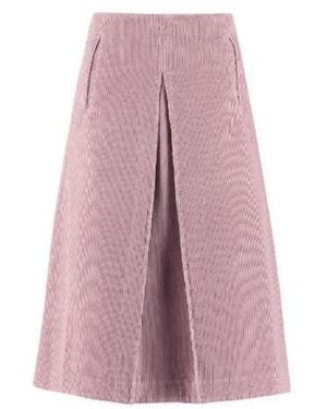Baum und Pferdgarten Elegant Midi Skirt - Pink