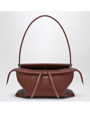 Loewe Whisker Small Cognac Calfskin Bag - Brown