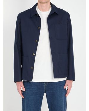 Dior Work Jacket With Dior Embroidery - Blue