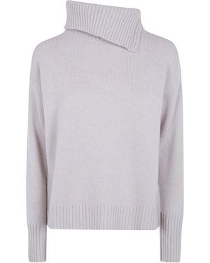 Anneclaire Turtle Neck Sweater - Gray