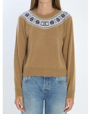 Celine Cashmere Sweater - Blue