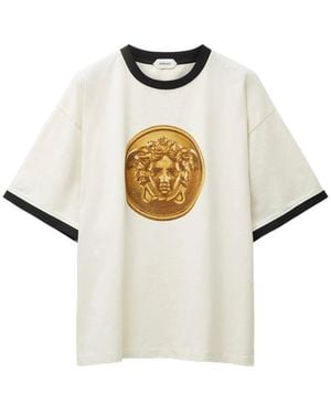 Versace T-Shirt Crewneck - Metallic
