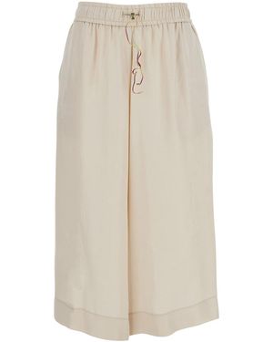 ..,merci Bermuda Shorts With Side Pockets - White