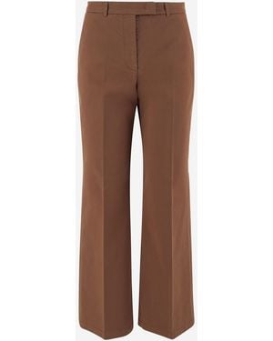 Ql2 Stretch Cotton Pants - Brown