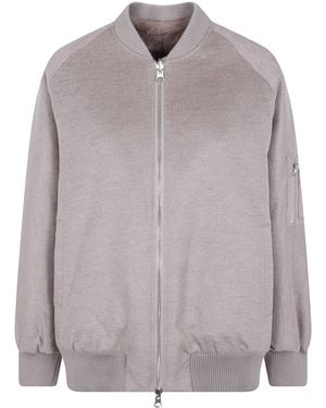 VALENTINI 1972 Reversable Bomber Jacket - Gray