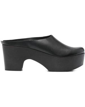 Daniela Gregis "Clog" High Sabot Mule - Black