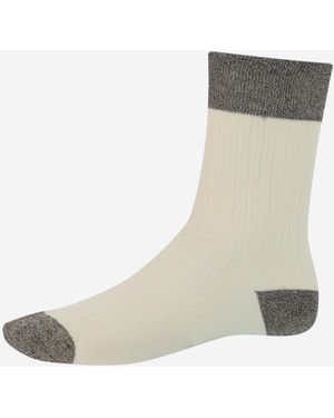 ANT45 Wool Socks - White