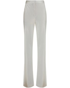 Tom Ford Pants Bias-Cut Polka-Dot - Gray