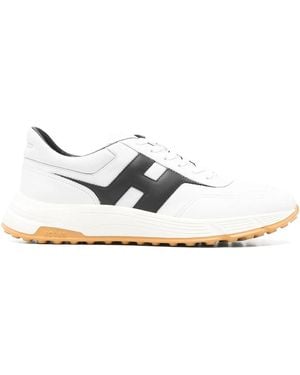 Hogan Hyperlight Smooth Leather Sneakers - White