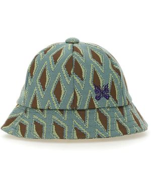 Needles Hat With Print - Green