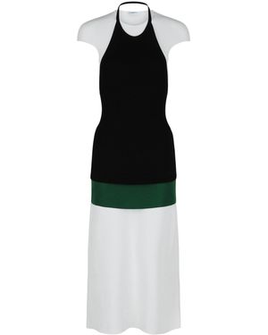 Ferragamo Layered Midi Dress - White