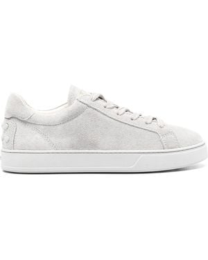 Tod's Suede Leather Sneakers - White