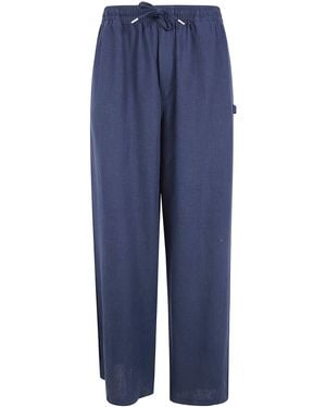 Arte' Linen Pants - Blue