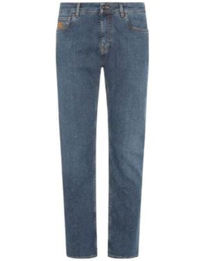 Etro Colored Slim Fit Jeans - Blue