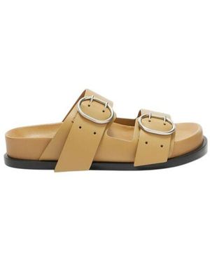 Jil Sander Flat Sandals - Metallic