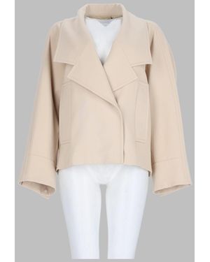 Max Mara Wool Blend Coat - White