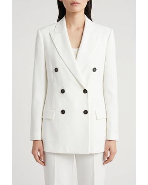 Brunello Cucinelli Double Breasted Jacket - White