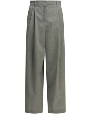 Max Mara Tailored Wool Pants - Gray