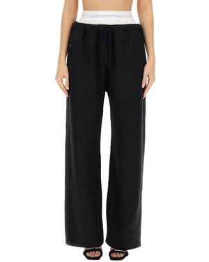T By Alexander Wang Sweatpants With Brief - Black