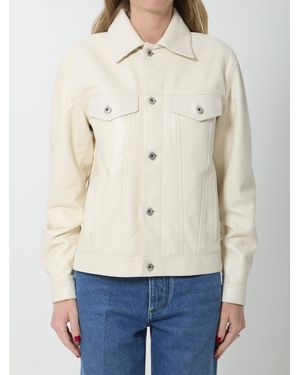 Bottega Veneta Intrecciato Leather Jacket - Natural