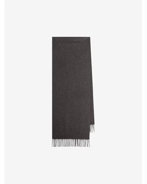 Saint Laurent Anthracite Cashmere Scarf - Gray