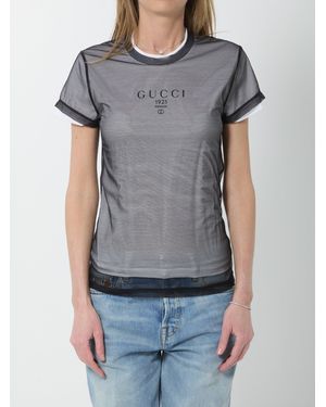 Gucci Double-Layer Jersey T-Shirt - Gray