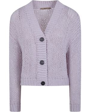 Nuur Long Sleeves Cardigan - Purple