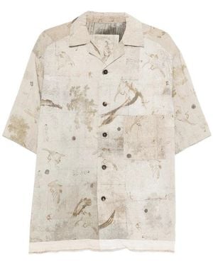 Ziggy Chen Shirt Linen/Viscose - Natural