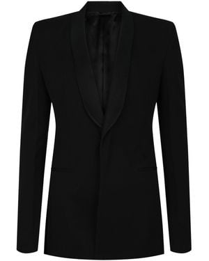 Givenchy Extra Fitted Single-Button Blazer - Black