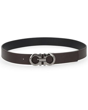 Ferragamo Cut To Size Reversible Belt - Black
