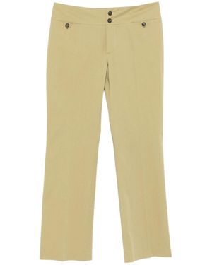 Etro Cotton Elastane Pants - Natural