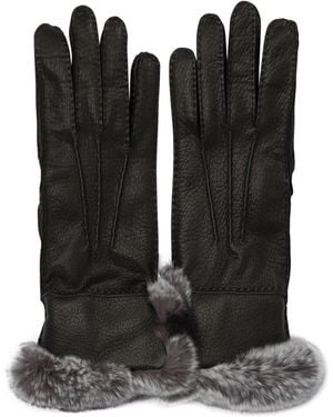Restelli "85" Leather Gloves - Black