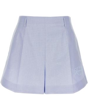 Givenchy Embroidery Shorts - Blue