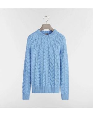 Dior Cashmere Sweater Knit Top - Blue