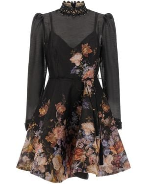 Zimmermann 'Vaillant Embellish' Dress - Black